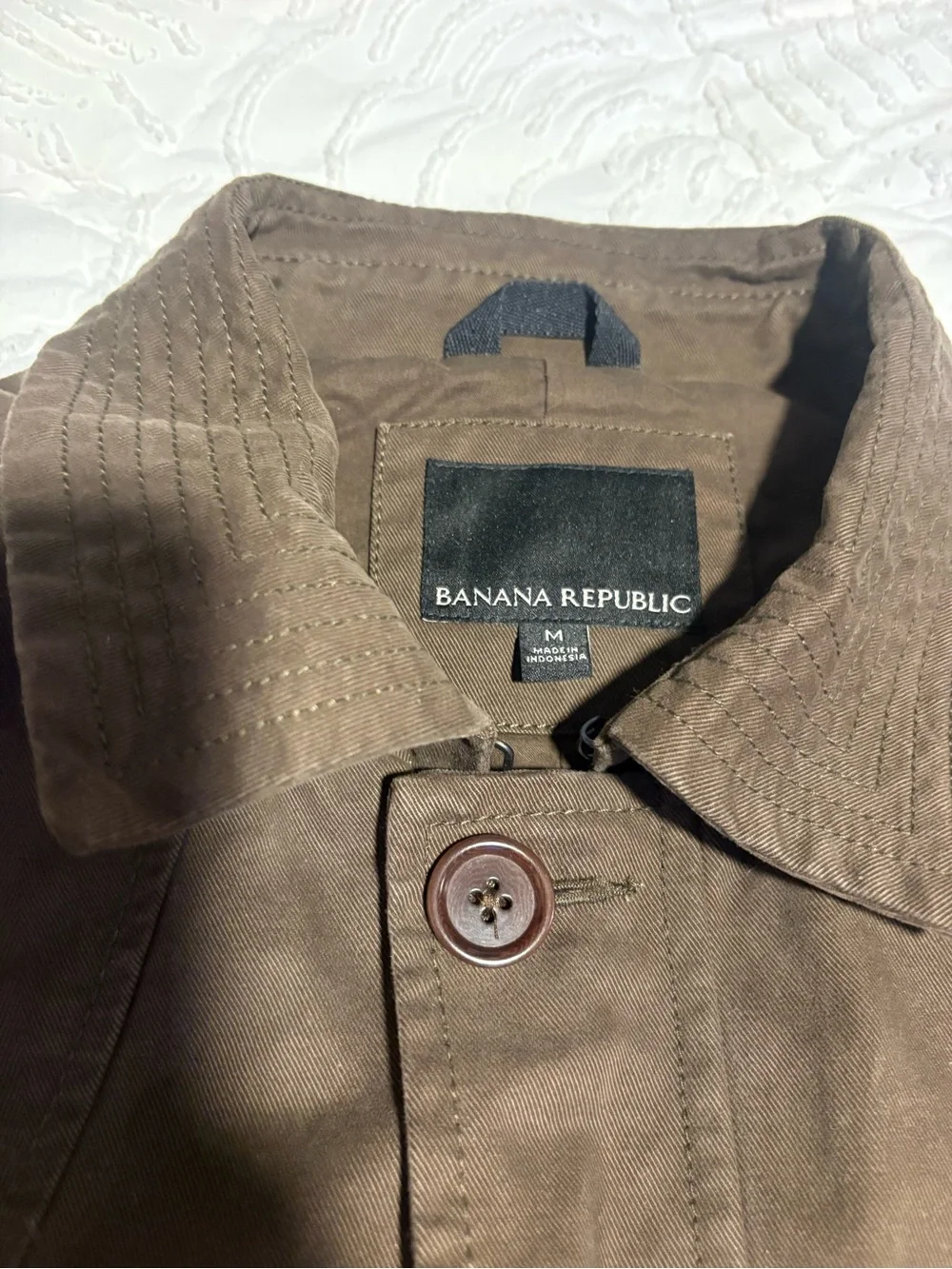 Banana Republic Men's Brown Light Jacket Medium - worn once